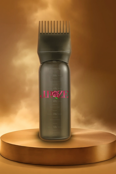 Scalp Oil Applicator Bottle with Comb Tip – Precision Hair Oil Tool | J Roze