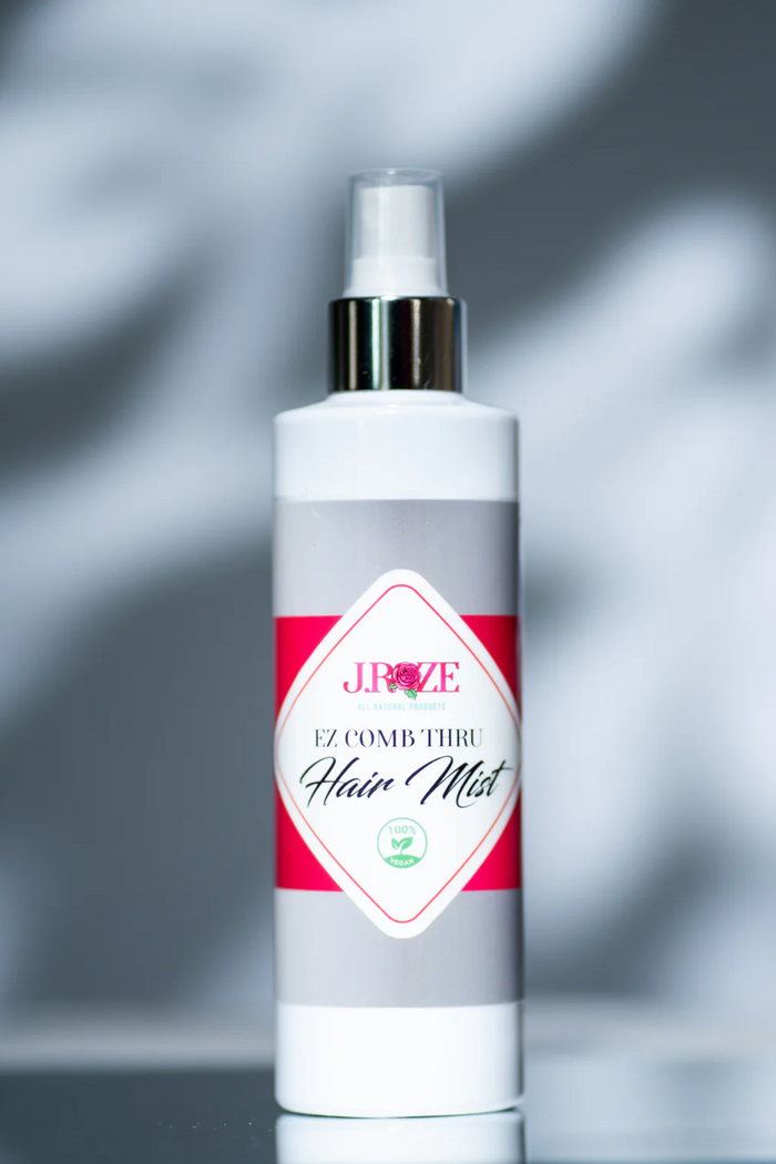 EZ Comb Thru Hair Mist – Hydrating Detangler for Dry & Tangled Hair | J Roze Collection